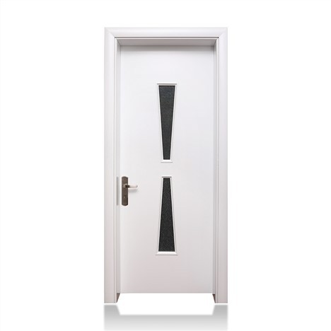 Porte en verre WPC intérieure imperméable à l’eau pour toilettes