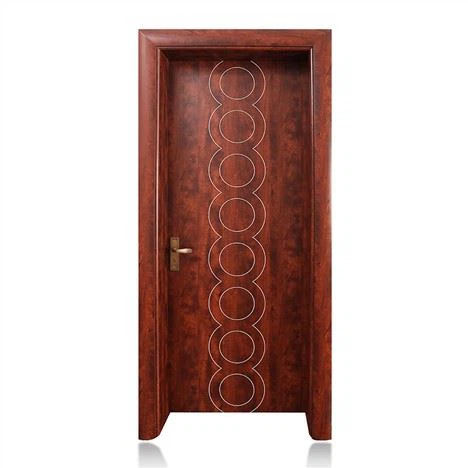 Porte WPC étanche avec texture en bois naturel